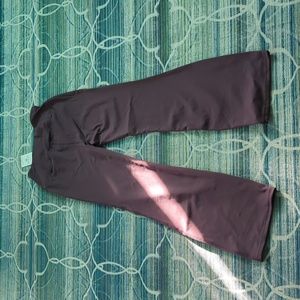 Halara flare leggings plum